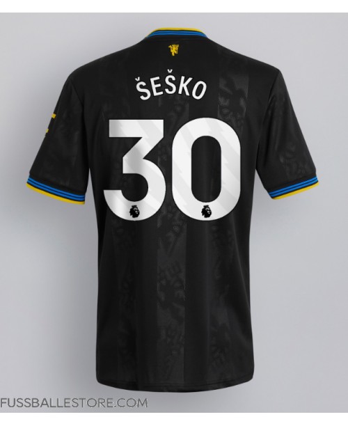 Günstige Manchester United Benjamin Sesko #30 3rd trikot 2025-26 Kurzarm Günstige Manchester United Benjamin Sesko #30 3rd trikot 2025-26 Kurzarm